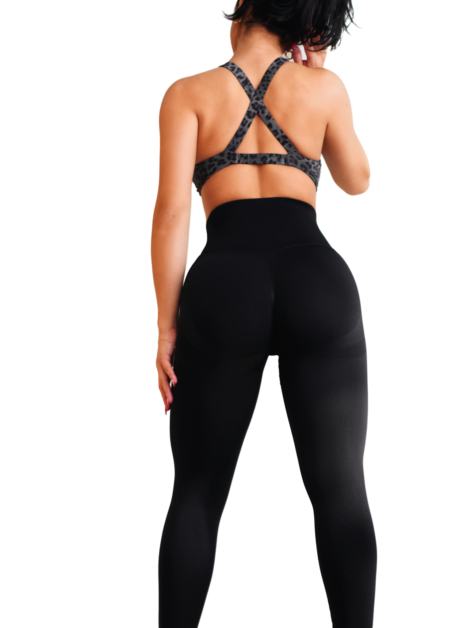 Figure Scrunch Leggings 2.0 (Black) – Fitness Fashioness