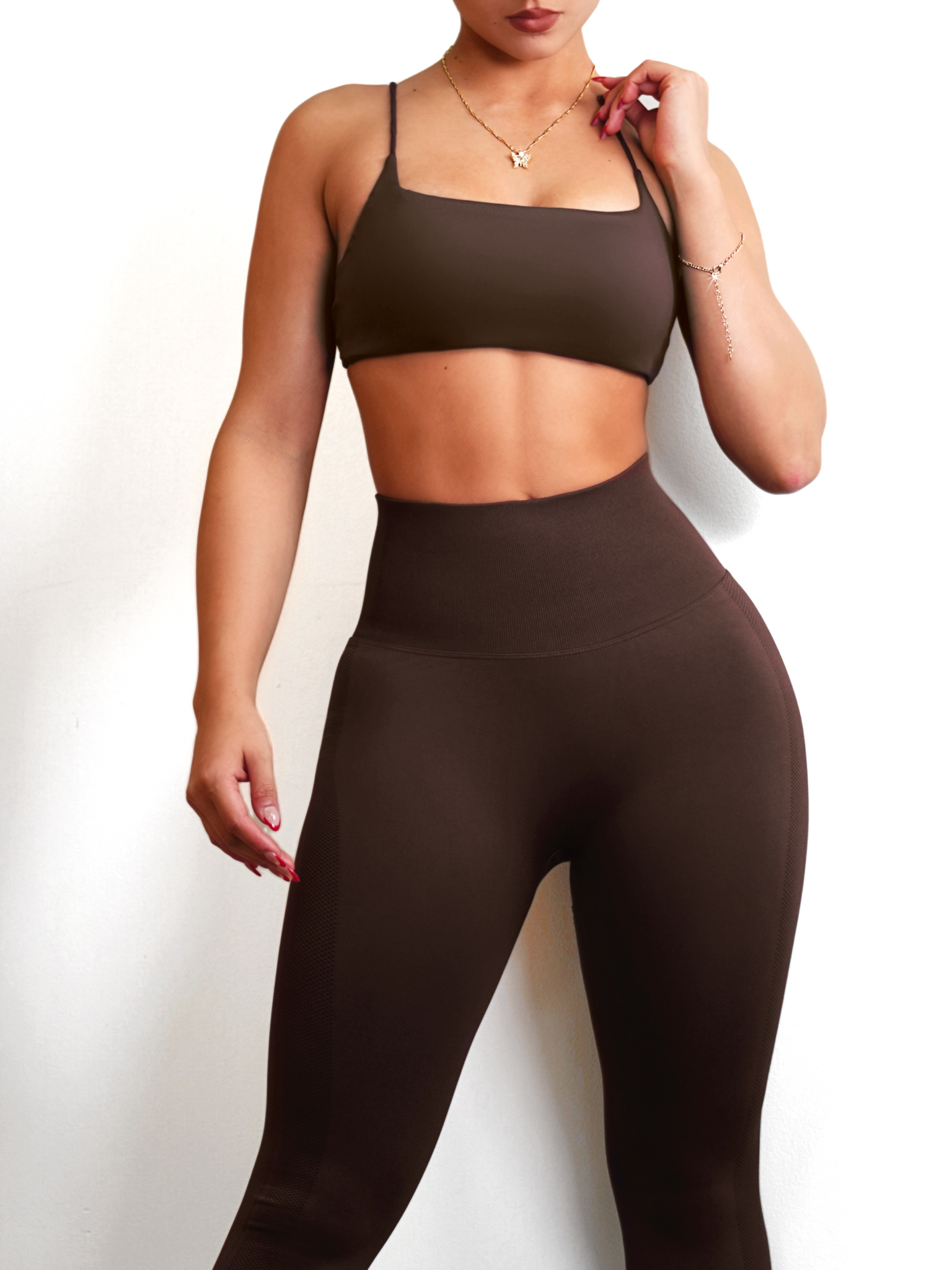 Minimal Sports Bra 2.0 (Brown) – Fitness Fashioness