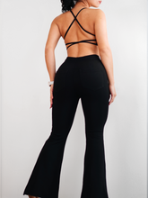 Load image into Gallery viewer, Petite Flare Joggers (Black)