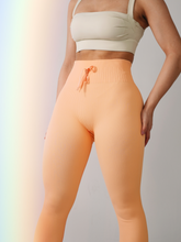 Load image into Gallery viewer, Ribbed Lounge Leggings (Peach)