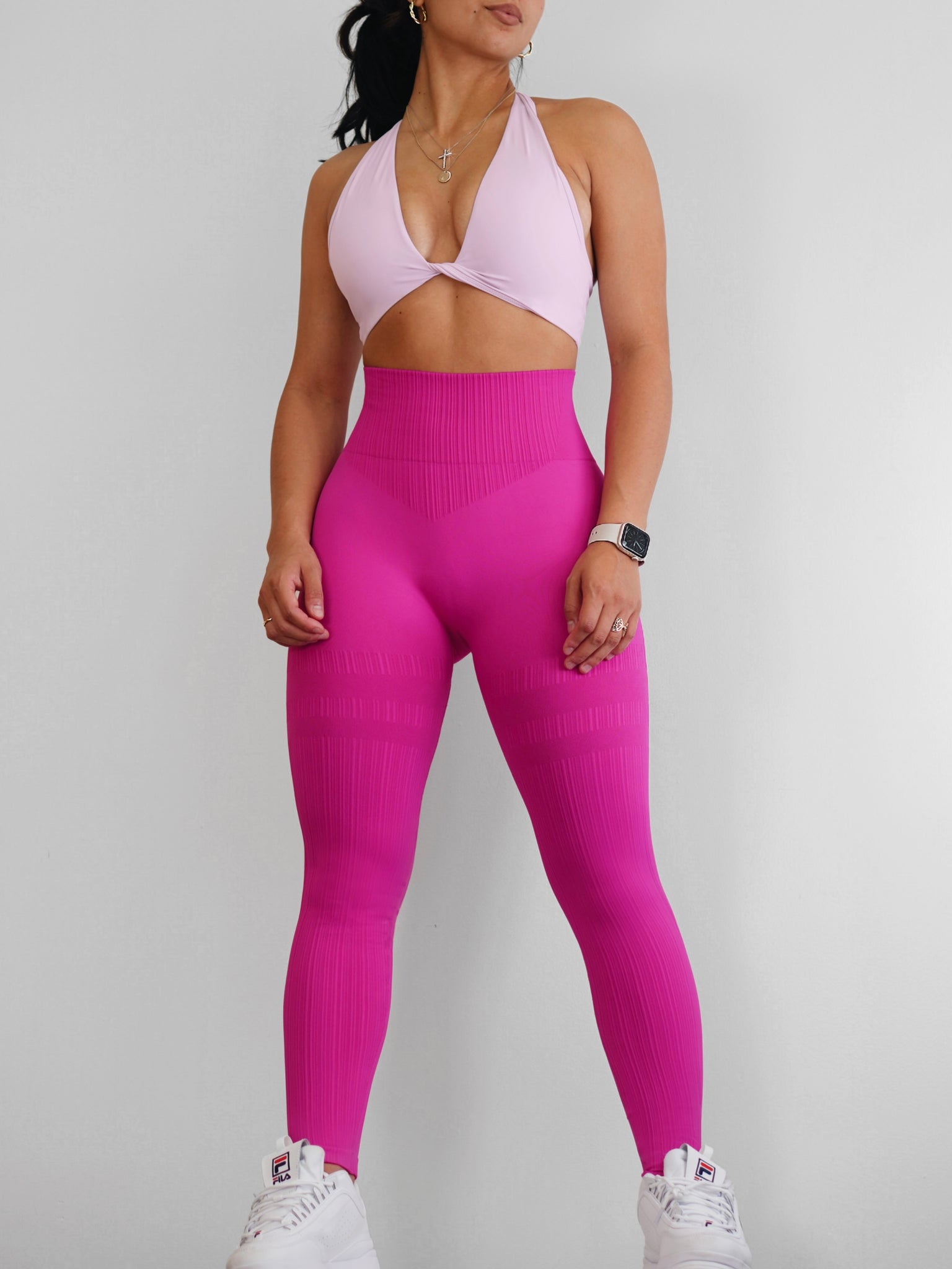 Sculpt Scrunch Leggings (Hot Pink) – Fitness Fashioness