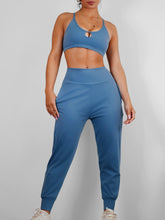 Load image into Gallery viewer, Hot Girl Running Pants (Pastel Blue)