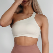 Load image into Gallery viewer, Off-Shoulder Sports Bra (White)