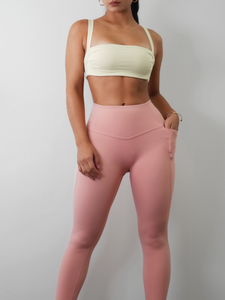 Athletic Pocket Leggings (Pink)