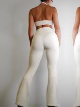 Load image into Gallery viewer, Flare Athletic Leggings (Ivory)