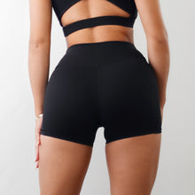 Load image into Gallery viewer, Athletic Pocket Booty Shorts (Black)