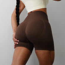 Load image into Gallery viewer, Sculpt Scrunch Shorts (Cocoa Brown)