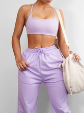 Load image into Gallery viewer, Sexy Back Sports Bra (Lilac)