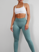 Load image into Gallery viewer, Munchie Scrunch Leggings (Tiffany Blue)
