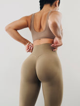 Load image into Gallery viewer, Athletic Seamless Leggings (Coffee Taupe)