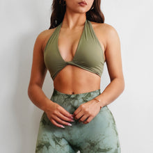 Load image into Gallery viewer, Clubhouse Sports Bra (Dark Eucalyptus)