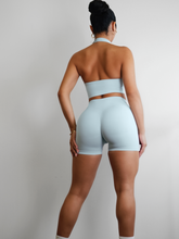 Load image into Gallery viewer, Plump Bottoms Scrunch Shorts (Ice Blue)
