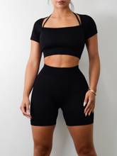 Load image into Gallery viewer, Autumn Ribbed Top (Black)