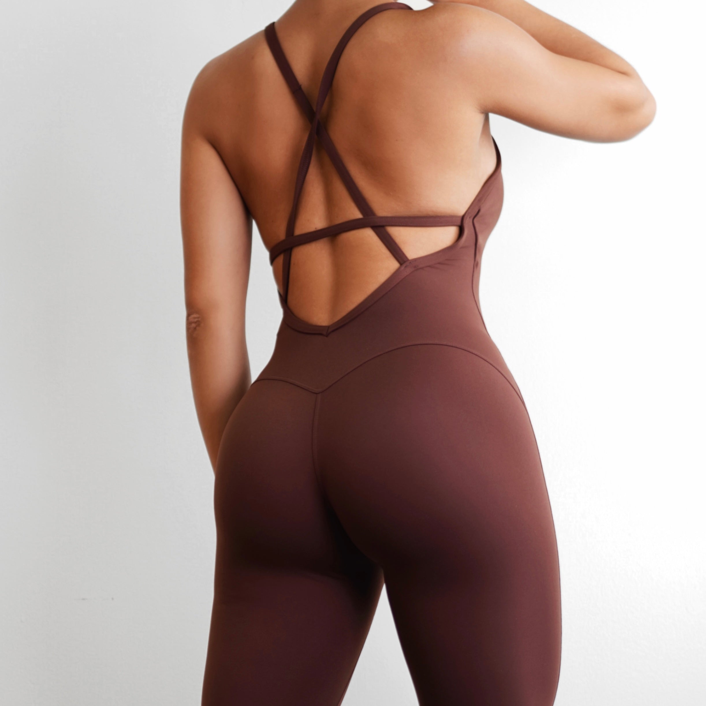 Figure Jumpsuit (Sweet Brown)