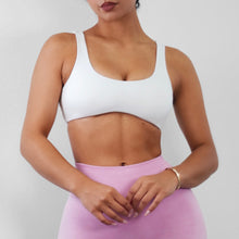 Load image into Gallery viewer, Boho Sports Bra (White)
